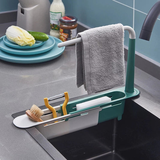 Nexu Telescopic Sink Rack — Keep Your Sink Organised